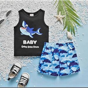 NWT ROYAL TOTS BABY SHARK OUTFIT